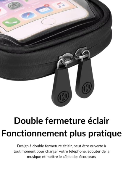 Support de téléphone deux-roues étanche