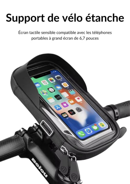 Support de téléphone deux-roues étanche