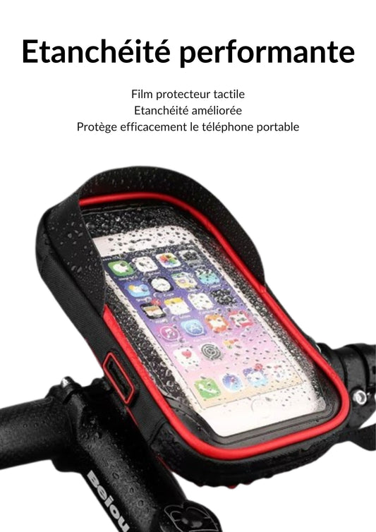 Waterproof phone holder for bike motorcycle scooter